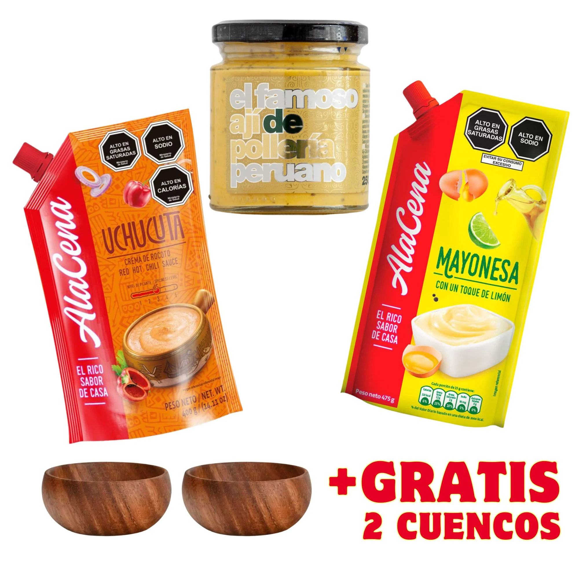 🇵🇪🔥 Pack Cremas “Tu Toque Peruano” + 2 cuencos GRATIS