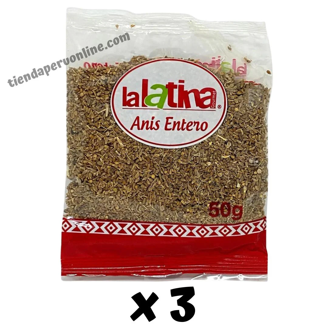 Anis Entero La Latina Pack 3 x 50g