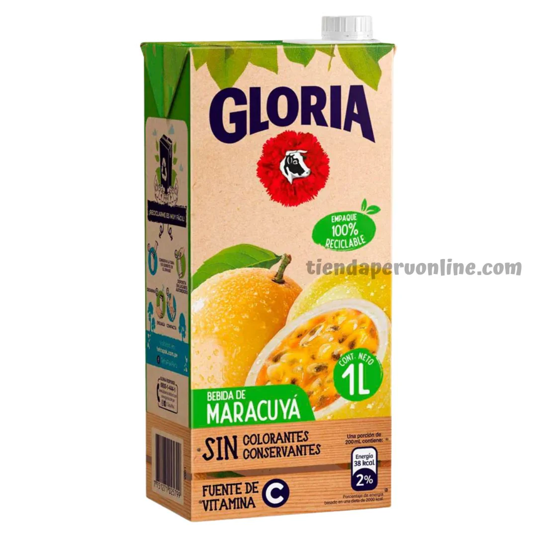 Bebida  "Gloria"  Maracuyá 01 litro