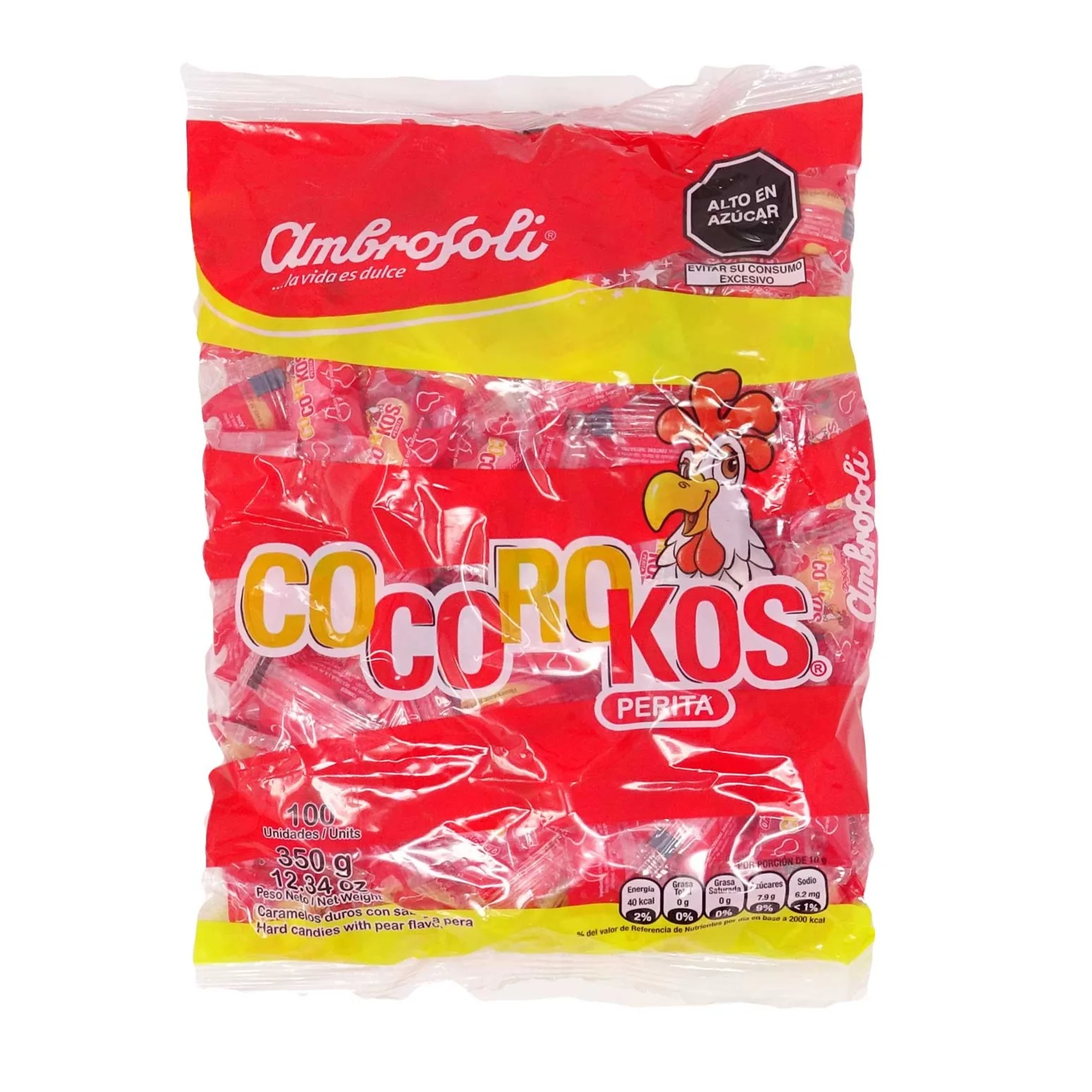 Cocorokos perita Ambrosoli 350g (100 caramelos)