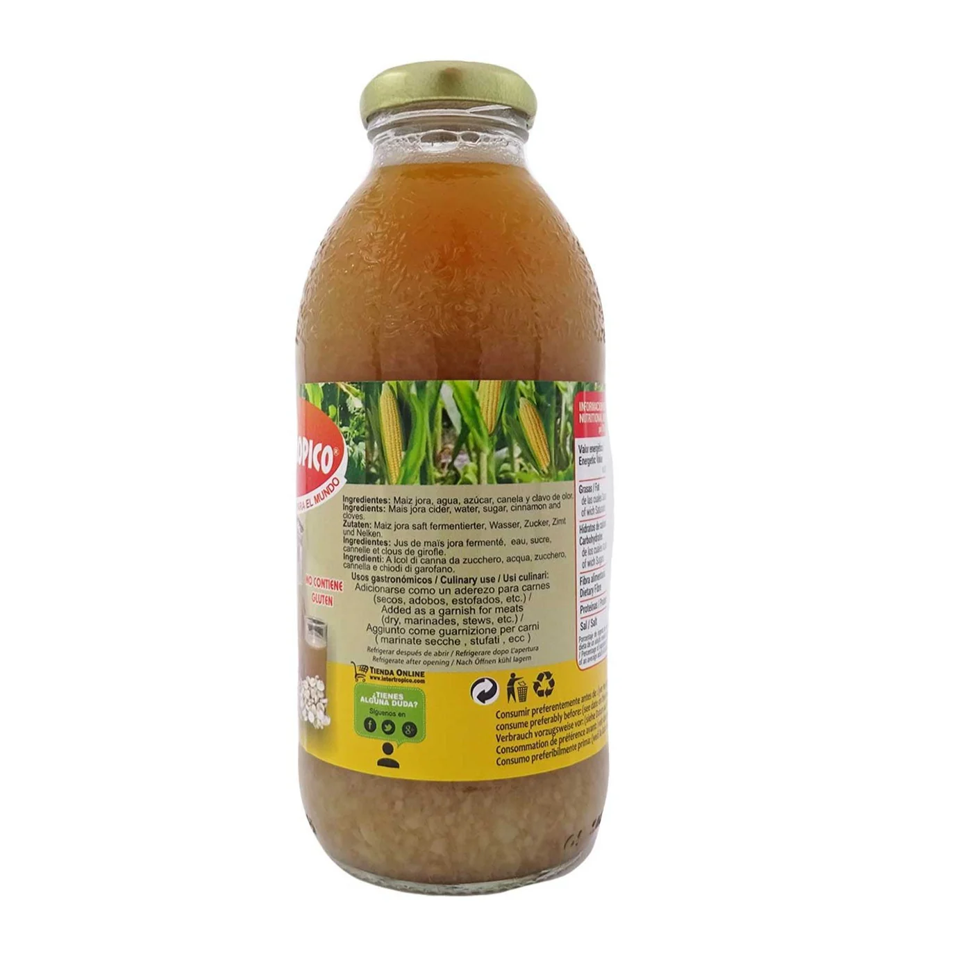 Chicha Jora Intertropico 500ml (para cocinar) - Image 2