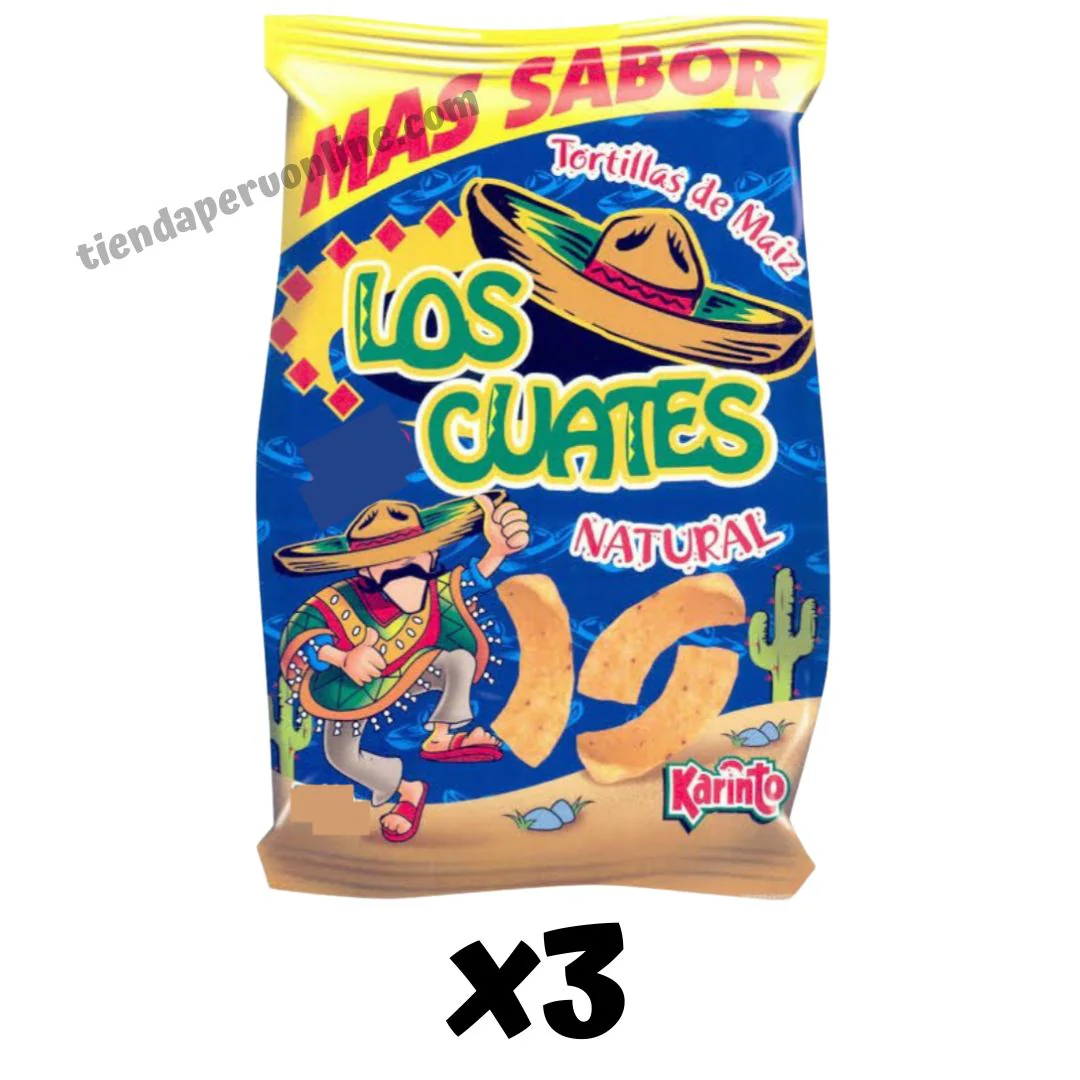 Cuates Natural Pack 3 x 43 g