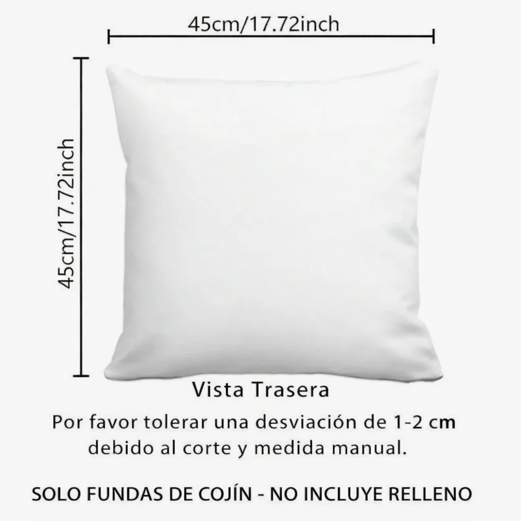 Funda para almohada – Diseño Alpaca  (diseño plano 2D - sin bordado real) - Image 3