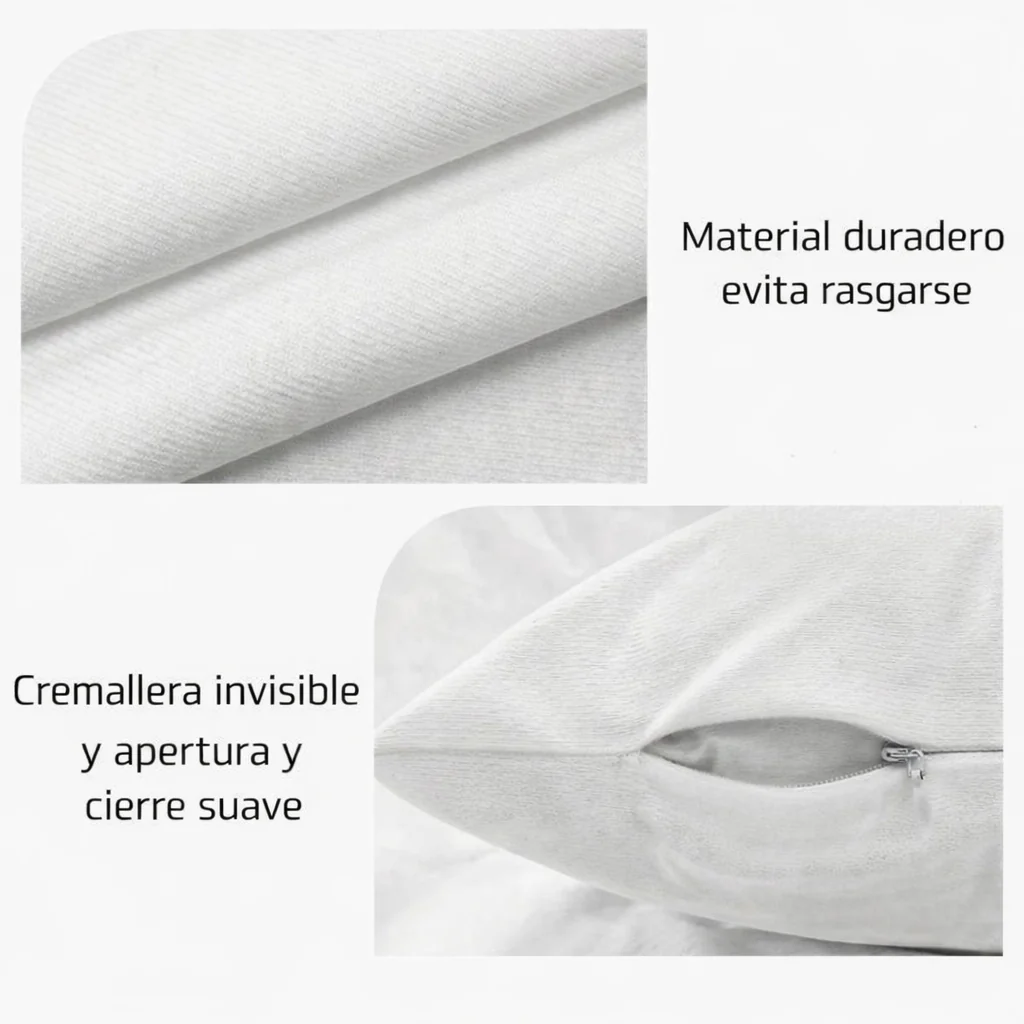 Funda para almohada – Diseño Alpaca  (diseño plano 2D - sin bordado real) - Image 4