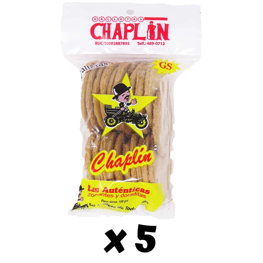 Galletas Chaplin Pack 5 x 60 g