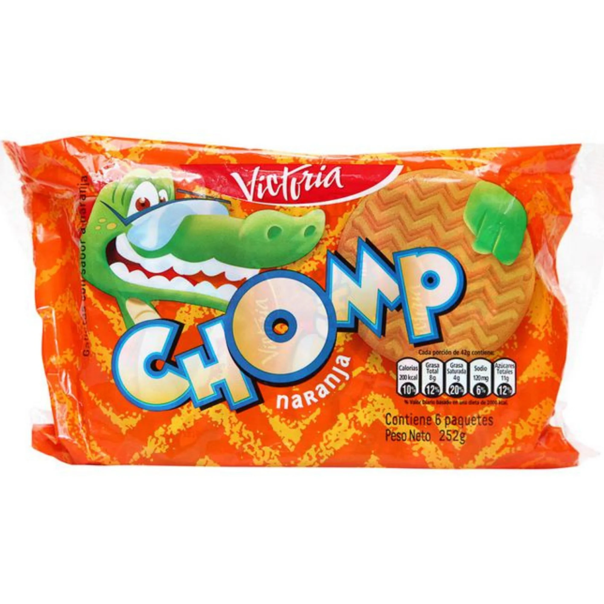Galletas Chomp Naranja - Pack 6 x 46g