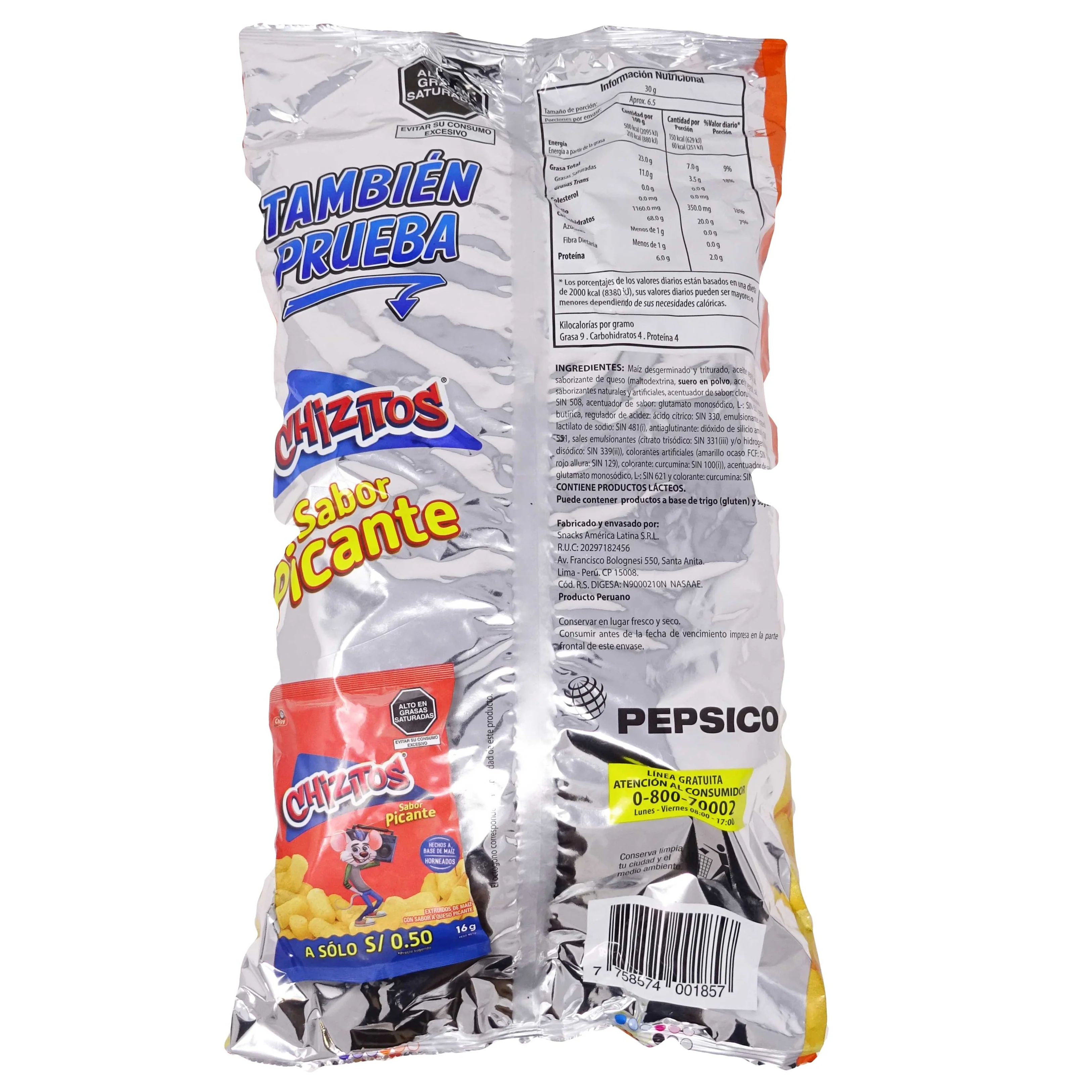 Chizitos Gigante 190 g - Image 3