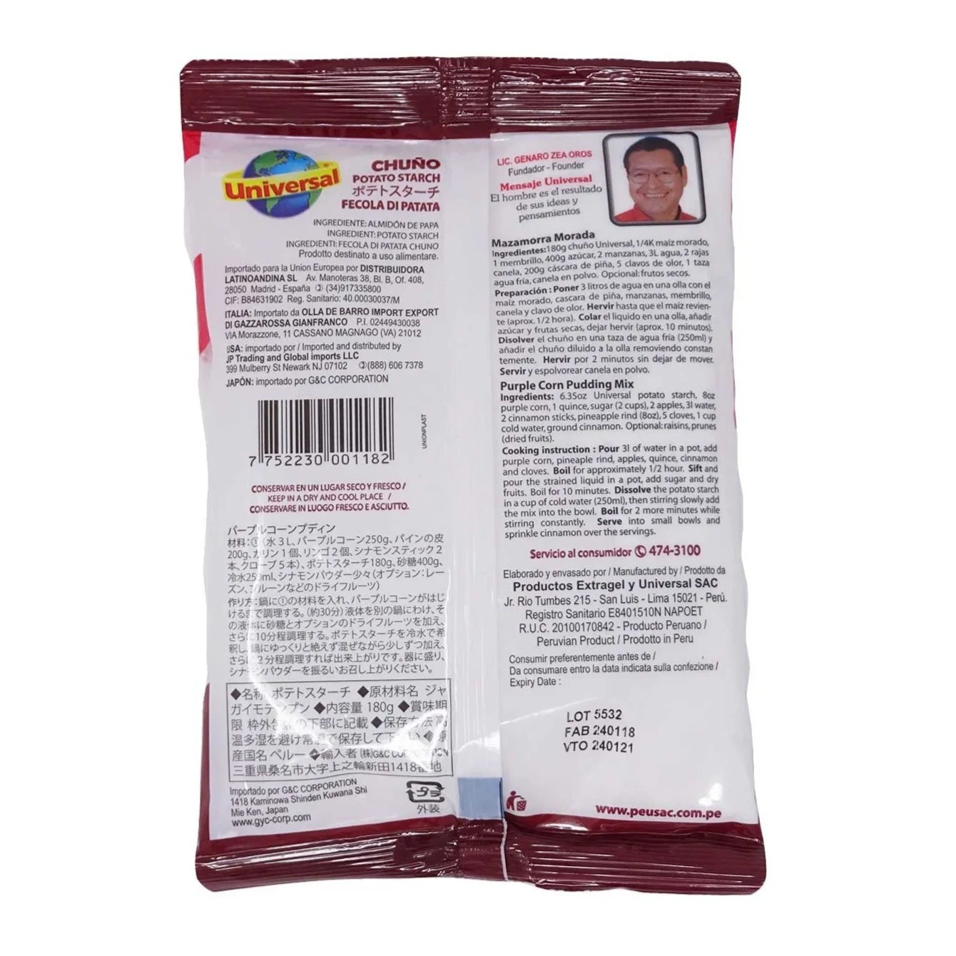 Harina de Chuño Universal 180g - Image 2