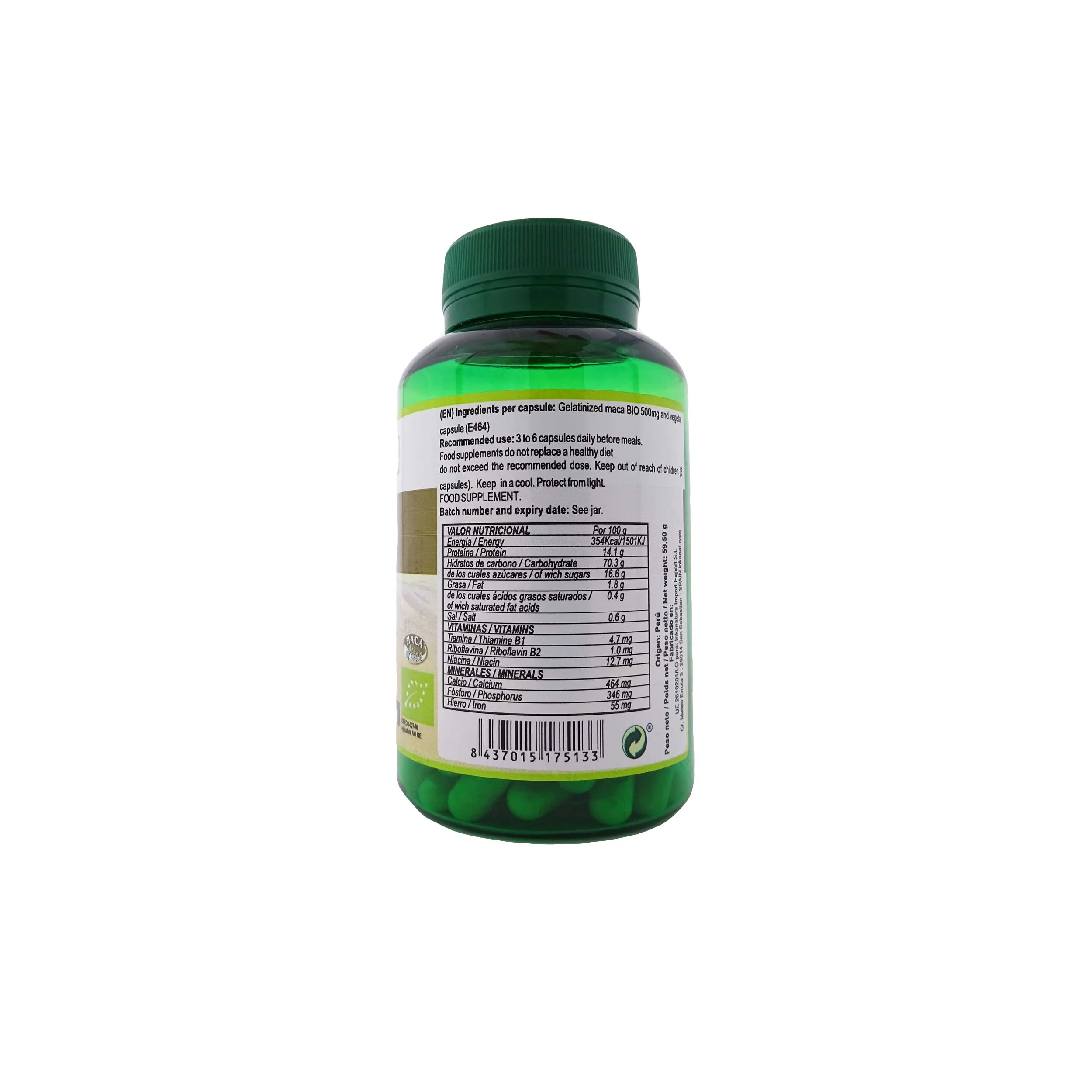 Maca Vitae BIO Inkanat 100 Cápsulas - Image 3