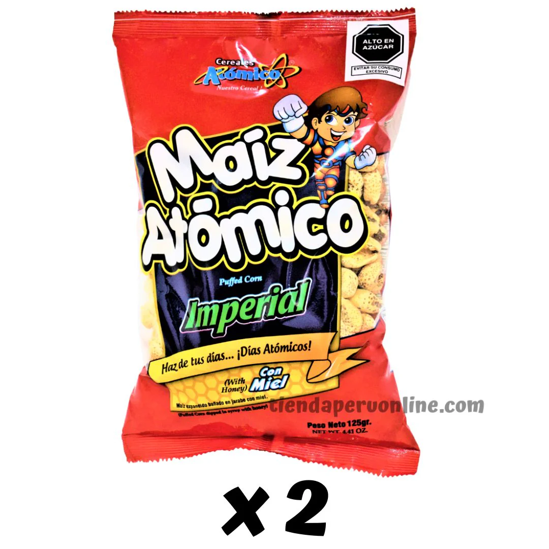 Maíz Atómico con Miel Pack 2 x 125 g