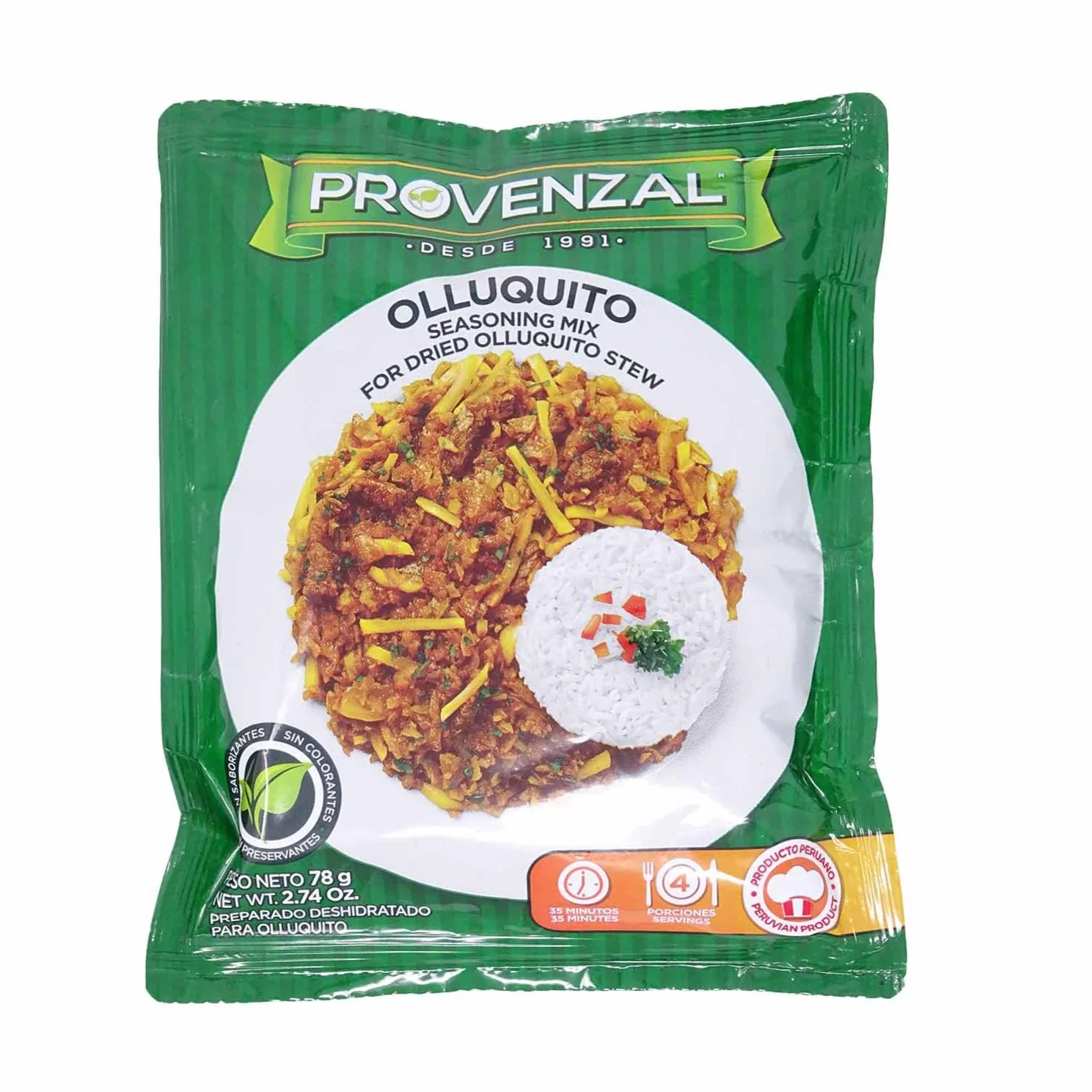 Olluquito deshidratado Provenzal - Rinde 4 porciones - Image 2