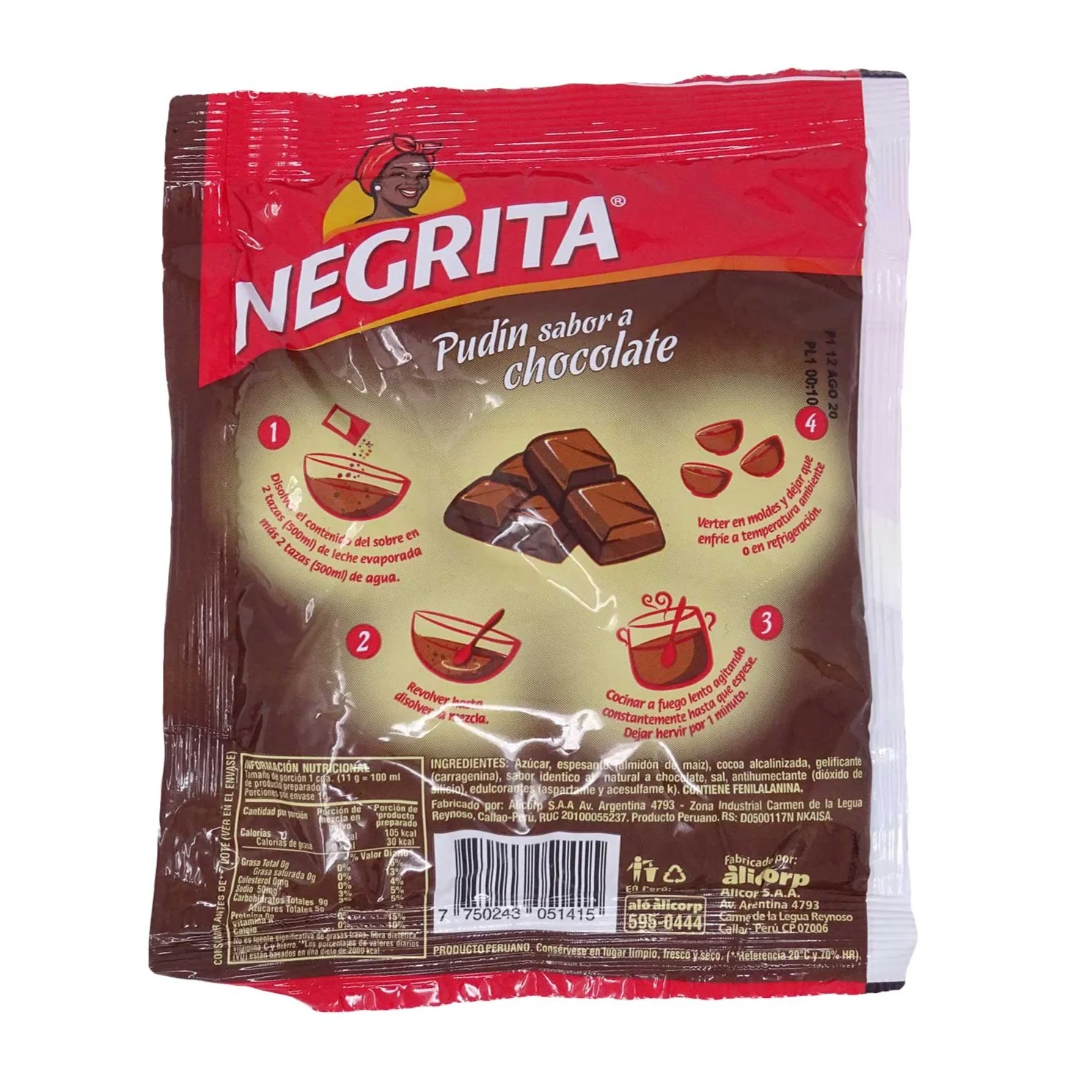 Pudín Chocolate  Umsha ( Ex Negrita) 110g - Image 3