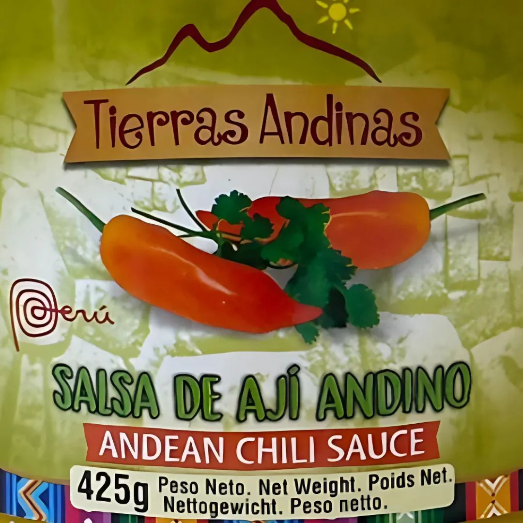 Salsa Ají Andino (Ají con Huacatay) 425 g "Tierras Andinas" - Image 2