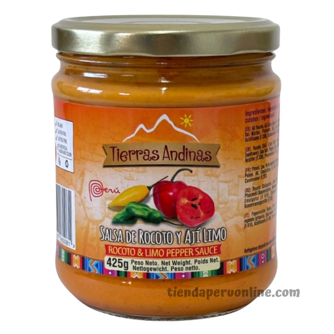 Salsa Rocoto y Ají Limo "Tierras Andinas" 425 g