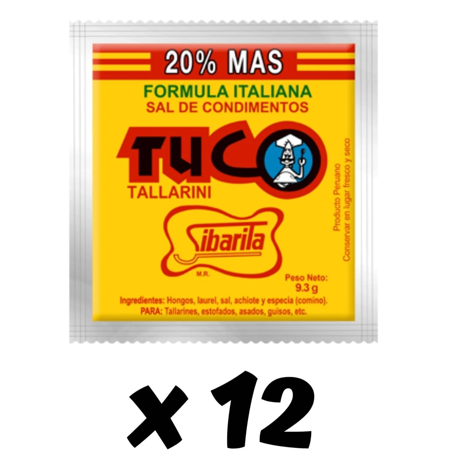 Tuco Tallarini Sibarita - Pack 12 x 9,3g