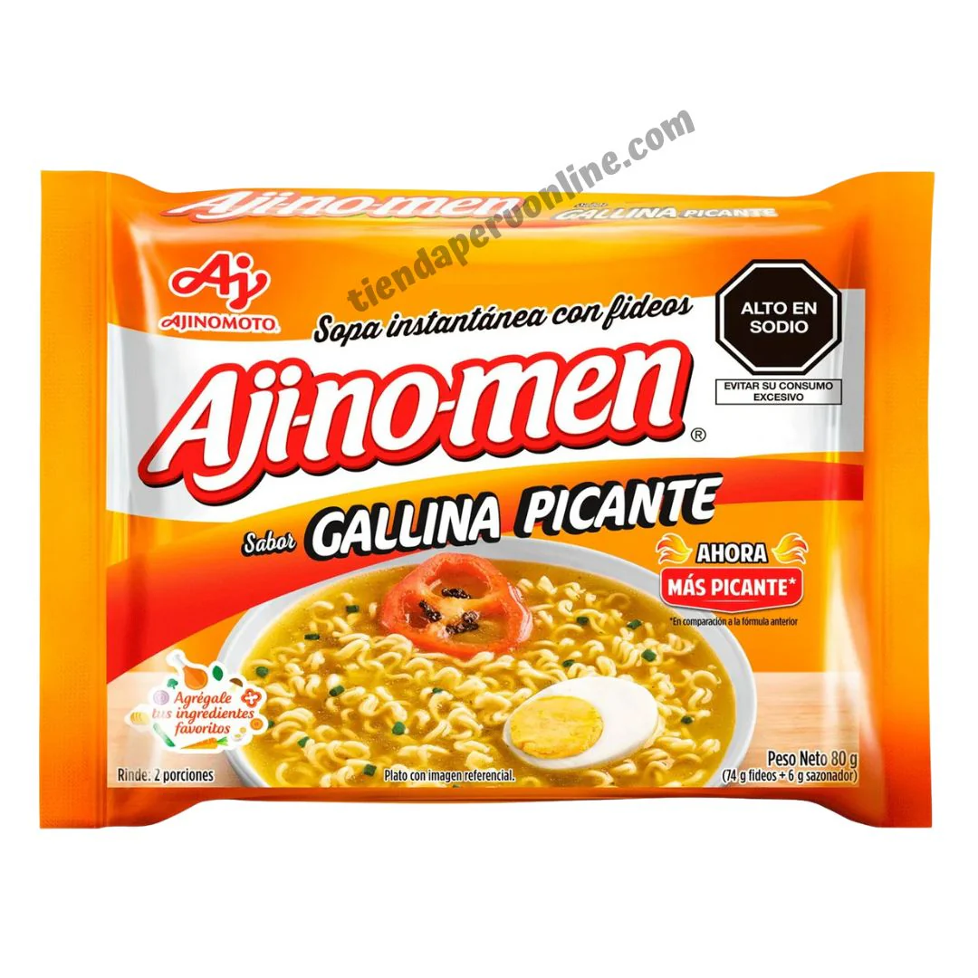 Sopa Ajinomen Gallina  Picante 86g